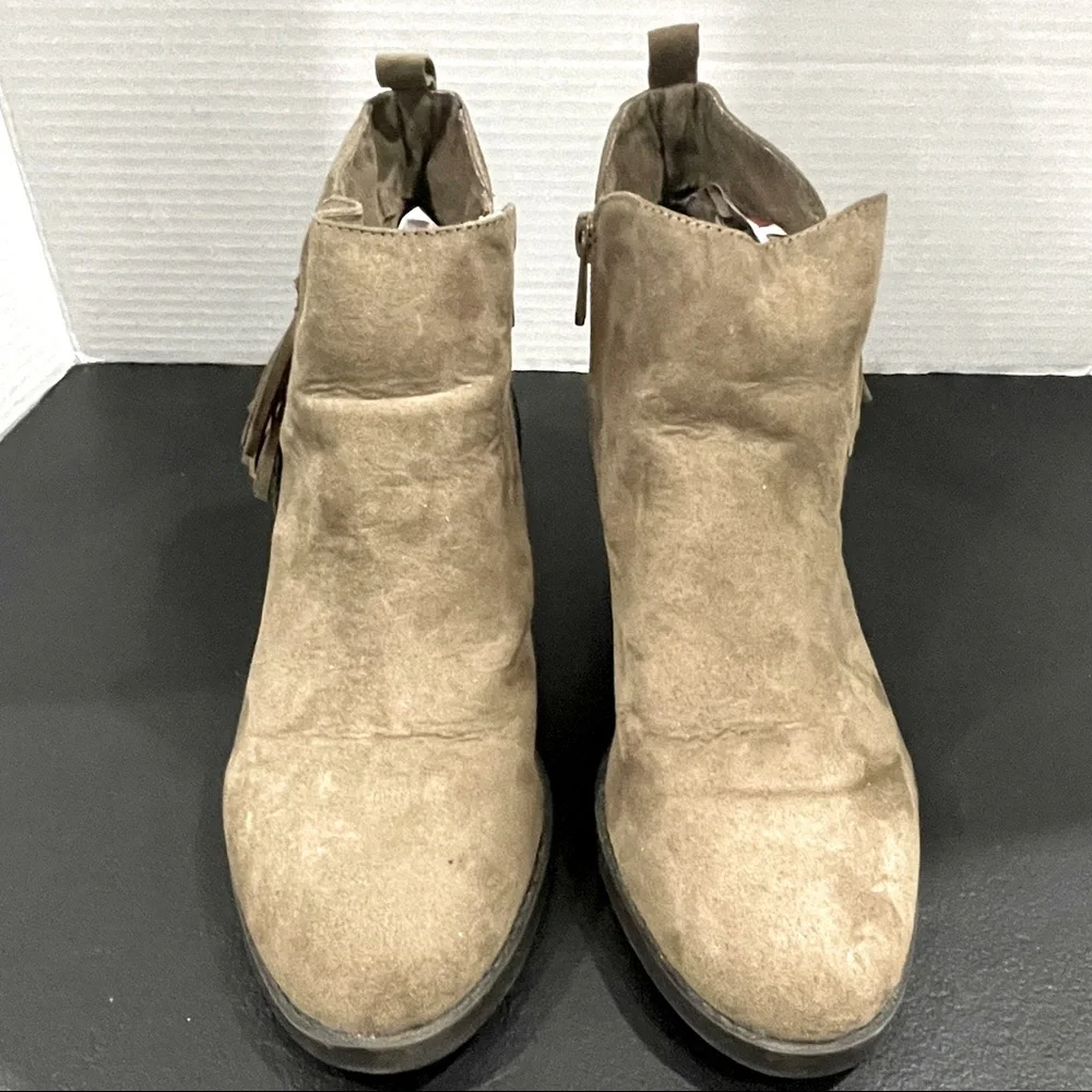 Bongo Tan Ankle Women’s Boots Size 8 - Picture 3 of 13